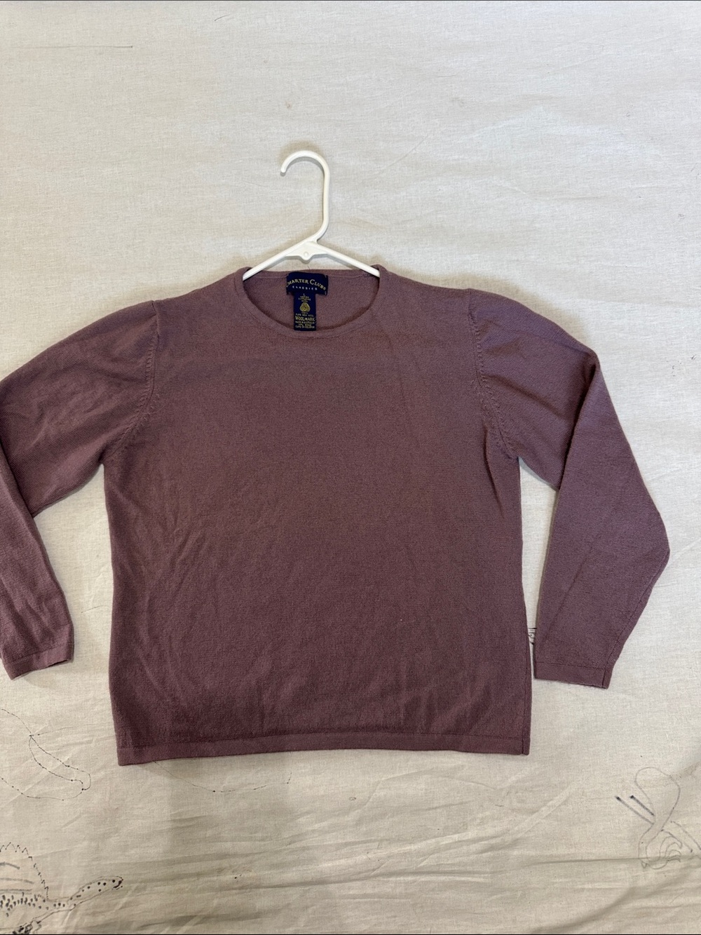 Charter club Crewneck Sweater - Dusty Plum